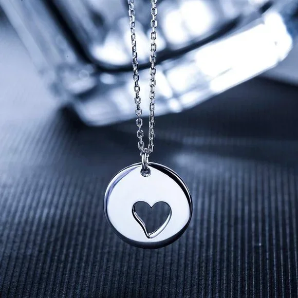 Mother Daughter Sterling Silver Heart Necklace Sets - Perfect Gift for Her